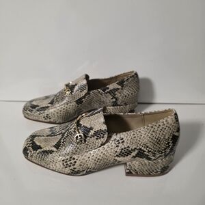 Sam Edelman Snake Print Loafers 7M